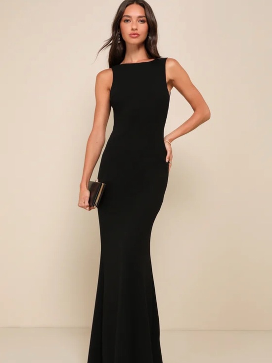 Lulus Dresses & Skirts - Lulus Love In Your Eyes Black Knotted Dress